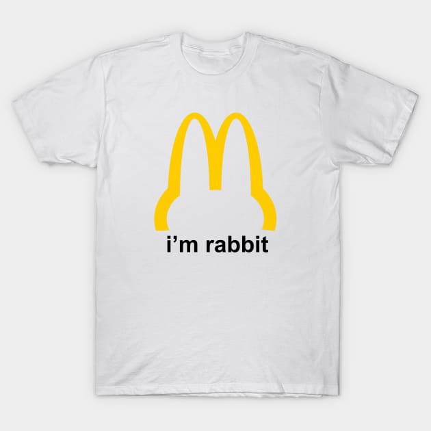 I'm Rabbit Tee T-Shirt by corgitee